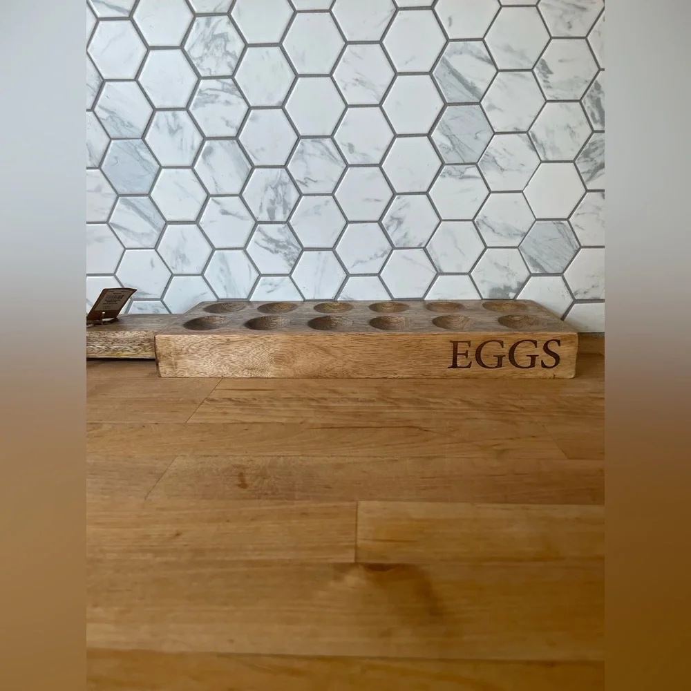 Mudpie Rustic Wooden Egg Tray